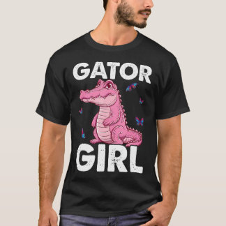 Camiseta Chica del caimán - Animal del zoológico de cocodri