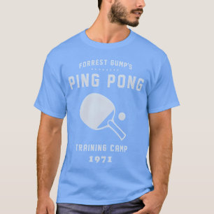 Camiseta Chica del campamento de entrenamiento de Ping Pong