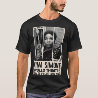 Camiseta Chica del cartel del concierto de Nina Jazz