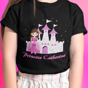 Camiseta Chica del Castillo de la Princesa Real Rosa Cumple