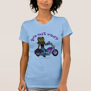 Camiseta Chica del ciclista oscuro