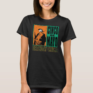 Camiseta Chica del Cinco de Mayo Feliz Cumpleaños 5 de Mayo