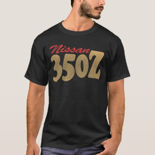 Camiseta chica del coche deportivo Nissan 35OZ delantero y