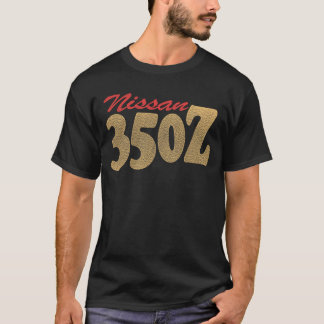 Camiseta chica del coche deportivo Nissan 35OZ delantero y