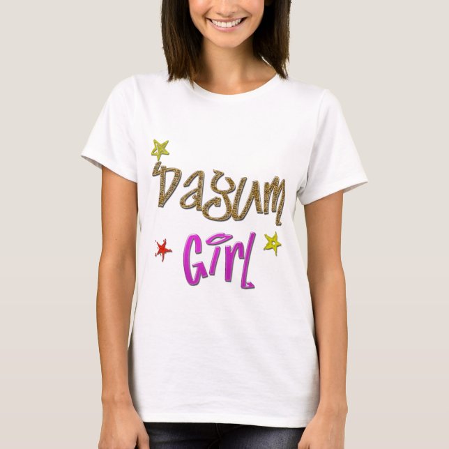 Camiseta chica del dayum (Anverso)