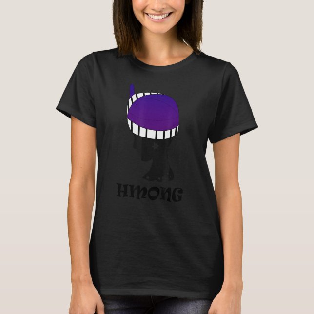 Camiseta Chica del Día de la Bandera de Miao hmong princesa (Anverso)