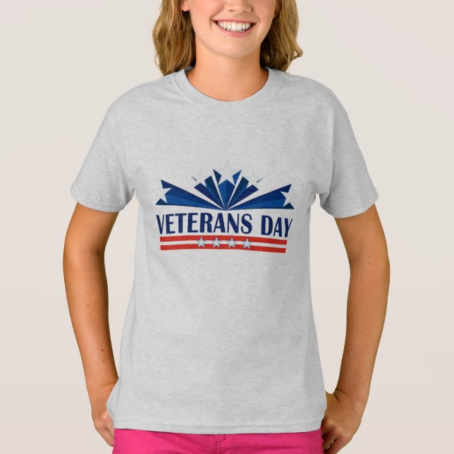 Camiseta Chica del Día de los Veteranos (Anverso)