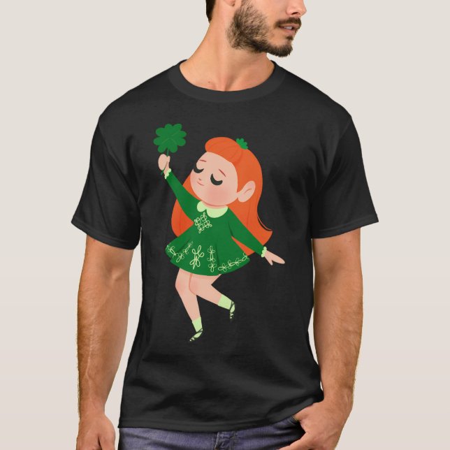 Camiseta Chica Del Día De San Patricio (Anverso)