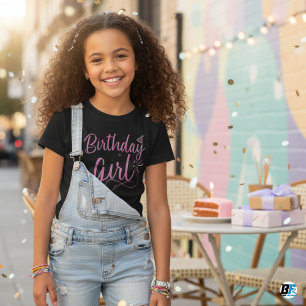 Camiseta Chica del Día del Nacimiento - Atractivo estilo ro