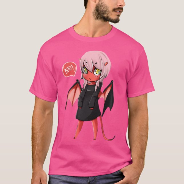 Camiseta Chica del diablo Anime (Anverso)