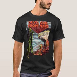 Camiseta Chica del diablo del arte de los fans clásicos del