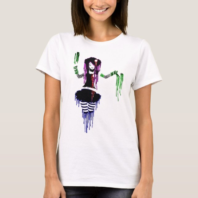 Camiseta chica del emo (Anverso)