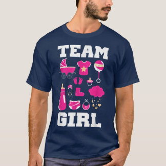 Camiseta Chica del equipo de Fiesta de revelación de género