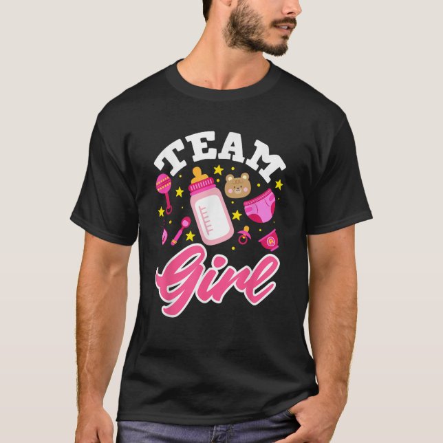 Camiseta Chica del equipo de Revelación de Género (Anverso)