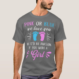 Camiseta Chica del equipo de revelación de género552