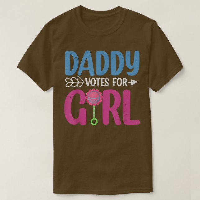 Camiseta Chica del equipo del Fiesta del bebé, Future Daddy (Diseño del anverso)