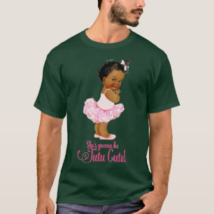 Camiseta Chica del equipo étnico Tutu Cute Ballet Team Baby