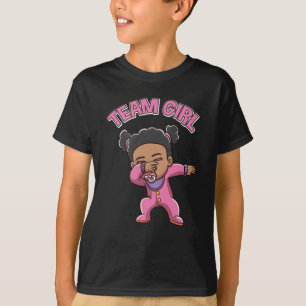 Camiseta Chica del equipo revela que Fiesta dabbing bebé n