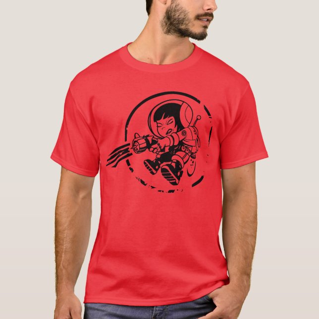 Camiseta Chica del espacio (Anverso)