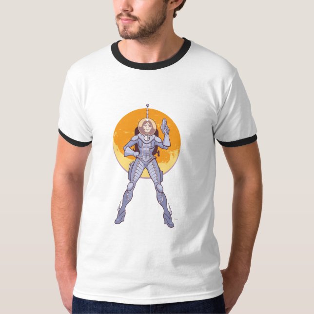 Camiseta Chica del espacio - Goad (Anverso)