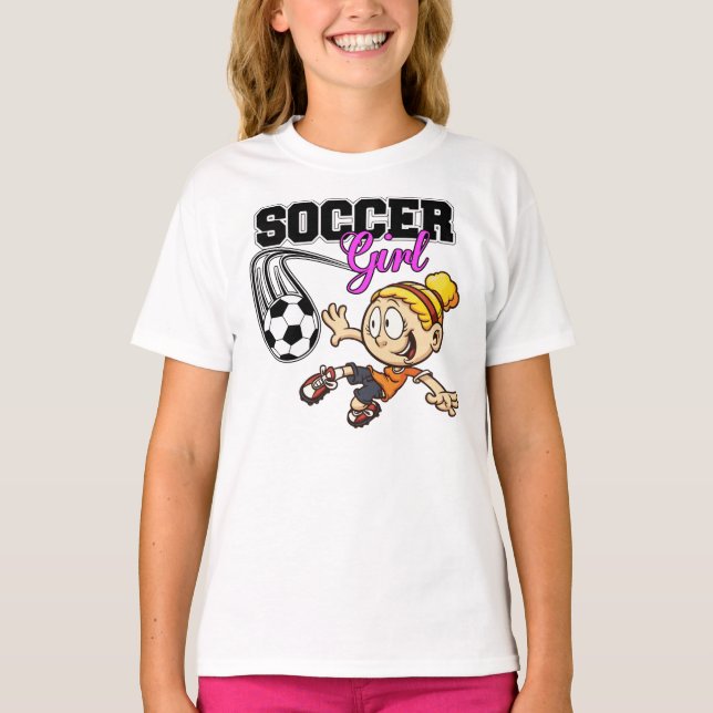 Camiseta Chica del fútbol (Anverso)