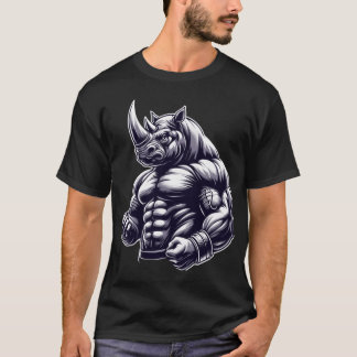 Camiseta Chica del gimnasio Rhino 03