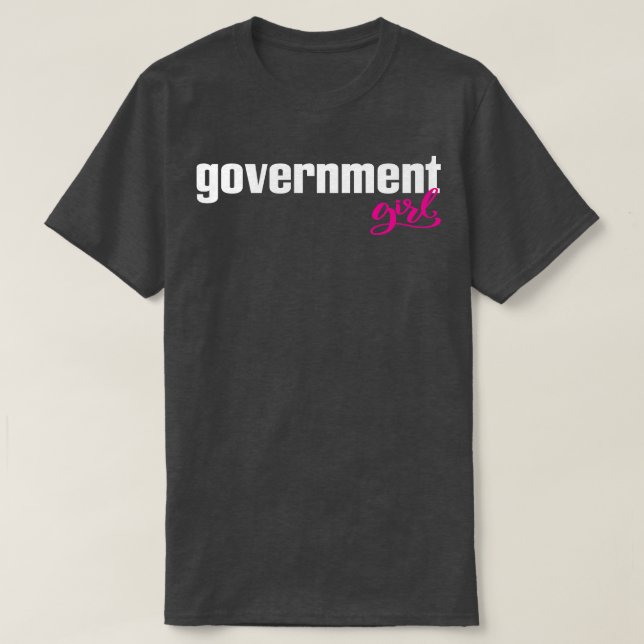 Camiseta Chica del gobierno (Diseño del anverso)