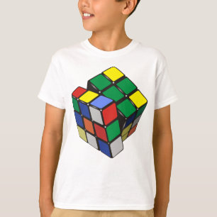 Camiseta Chica del Hombre del cubo mágico