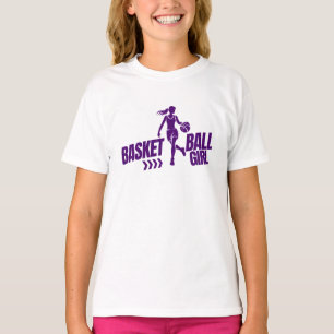 Camiseta Chica del jugador de baloncesto, regalo de cumplea