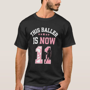 Camiseta Chica del jugador deportivo de Baller de Baloncest