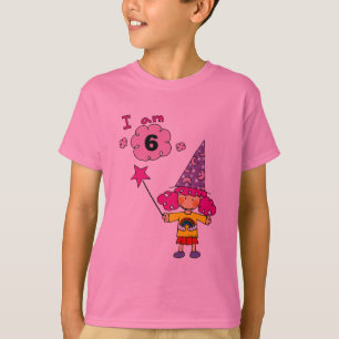 Camiseta chica del mago de 6 años