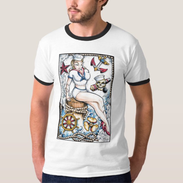Camiseta Chica del marinero (Anverso)