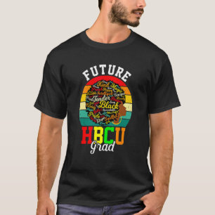 Camiseta Chica del Orgullo Negro Histórico De Futuro Gradua