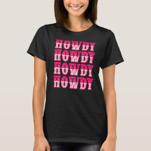 Camiseta Chica del país suroeste de Howdy