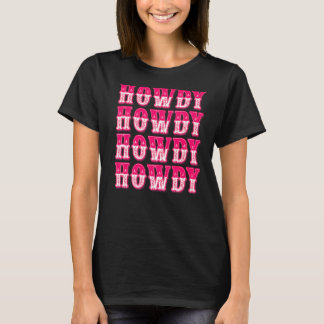 Camiseta Chica del país suroeste de Howdy