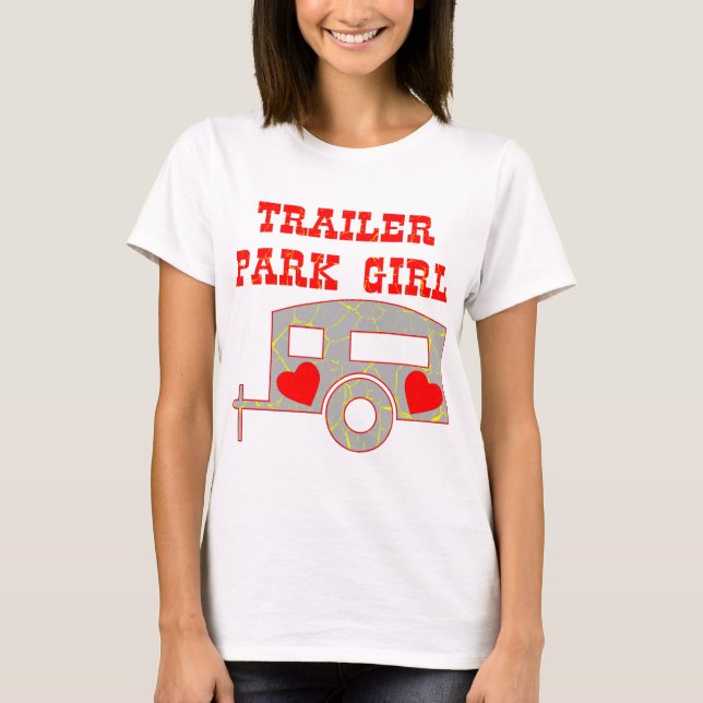 Camiseta Chica del parque de caravanas (Anverso)