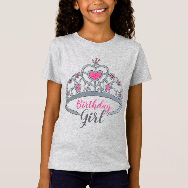 Camiseta Chica del partido de cumpleaños de la princesa ros (Anverso)