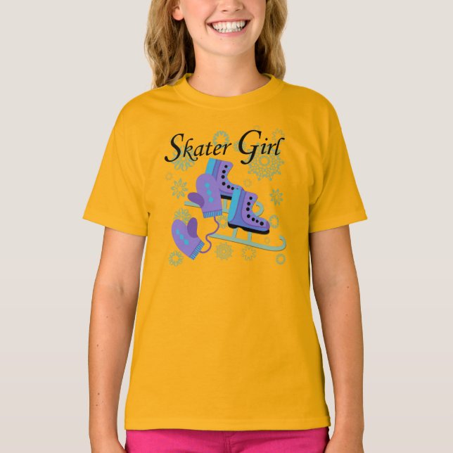Camiseta Chica del patinador (Anverso)