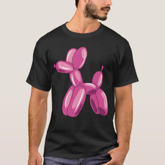 Camiseta Chica del perro de animal de globo de cumpleaños m