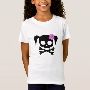 Camiseta Chica del pirata de la cola de caballo
