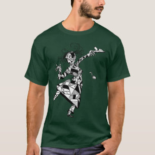 Camiseta Chica del remiendo de la onza