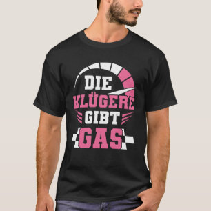 Camiseta Chica del sintonizador del coche Carreras mecánica