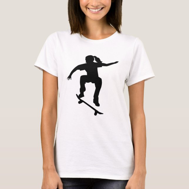 Camiseta Chica del skater (Anverso)