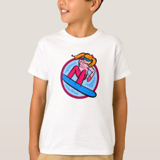 Camiseta Chica del Snowboarder