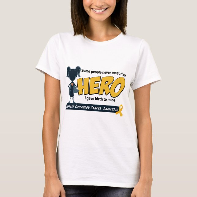 Camiseta Chica del super héroe (Anverso)