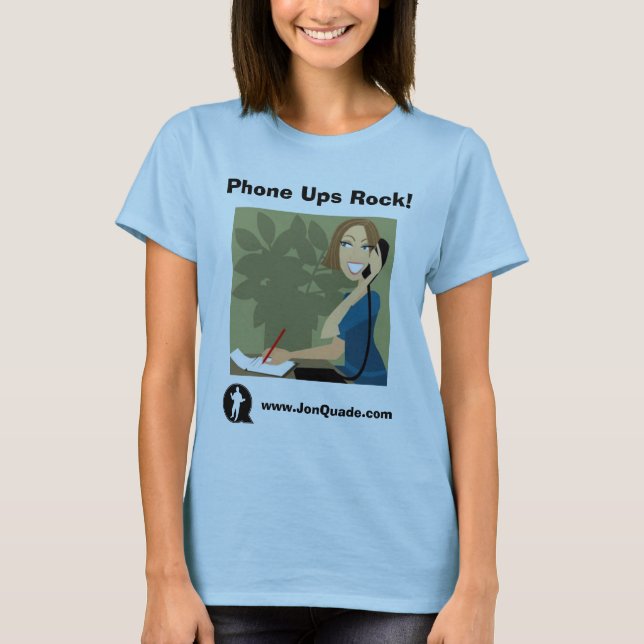 Camiseta Chica del teléfono (Anverso)
