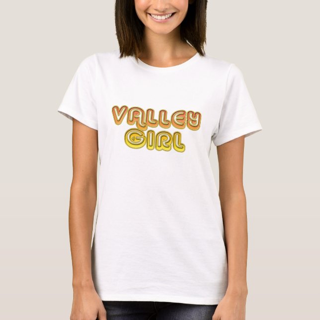 Camiseta Chica del valle (Anverso)