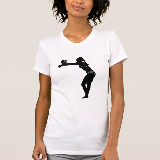 Camiseta Chica del voleibol II (Anverso)