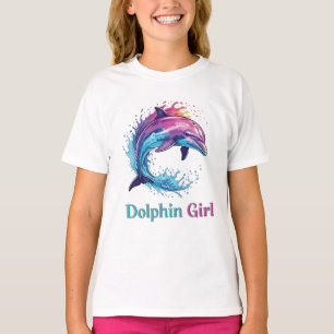 Camiseta Chica delfín Gráfica amante del océano