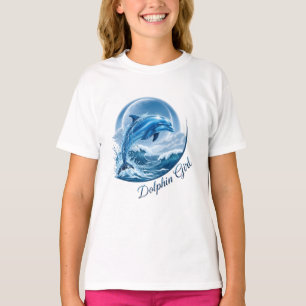 Camiseta Chica delfín Gráfica amante del océano